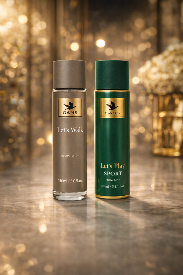 Let's Play & Let's Walk Sports Body Mist Duo – 150ml each