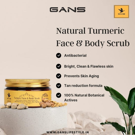 Skincare Turmeric Haldi Face And Body Scrub 100GM