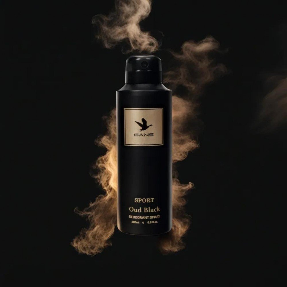 GANS Oud Black Perfume Deodorant Spray – 200ml