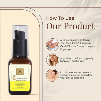 Vitamin C Glowing Face Serum 30ML For Men And Women