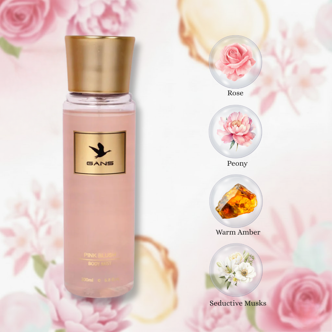 Pink Blush Body Mist for Women- 200ml