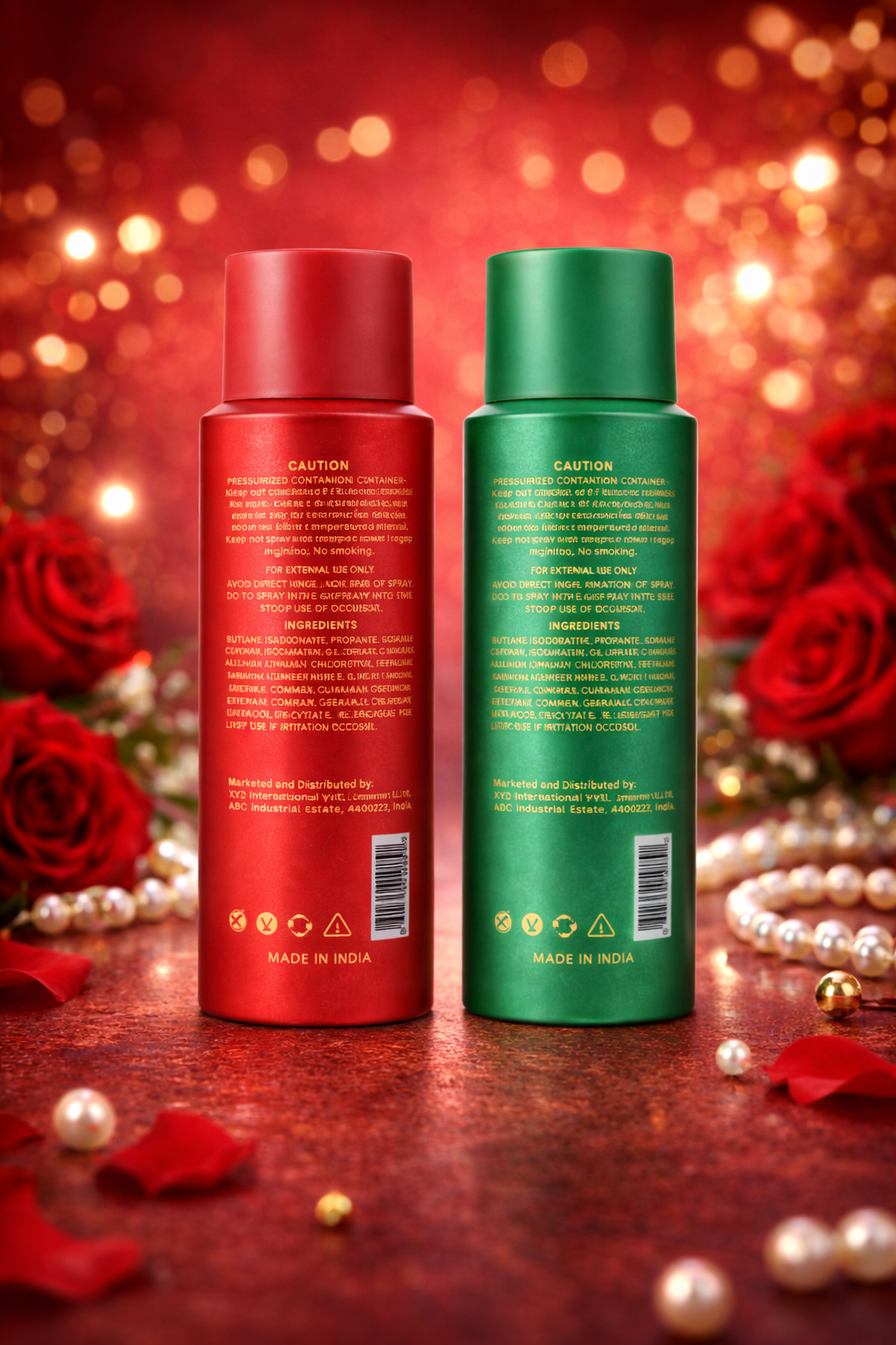 GANS I Am Sorry & I Love You Deodorant Spray Combo Pack (200ml Each) | Long-Lasting Freshness | Quick-Dry Non-Sticky Body Spray | Daily Use Fragrance | For Men & Women