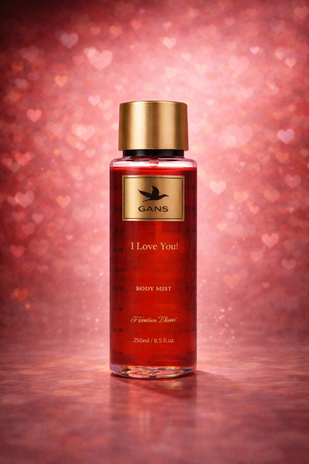 GANS I Love You & Thank You Body Mist Combo – 250ml Each (Combo Pack of 2) | Soft, Sweet & Refreshing Long-Lasting Fragrance | Paraben-Free | Lightweight Everyday Body Spray | Perfect for Gifting