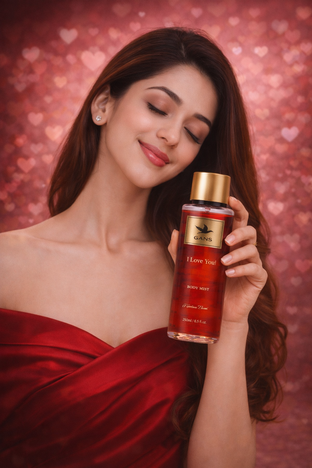 GANS I Love You & Thank You Body Mist Combo – 250ml Each (Combo Pack of 2) | Soft, Sweet & Refreshing Long-Lasting Fragrance | Paraben-Free | Lightweight Everyday Body Spray | Perfect for Gifting