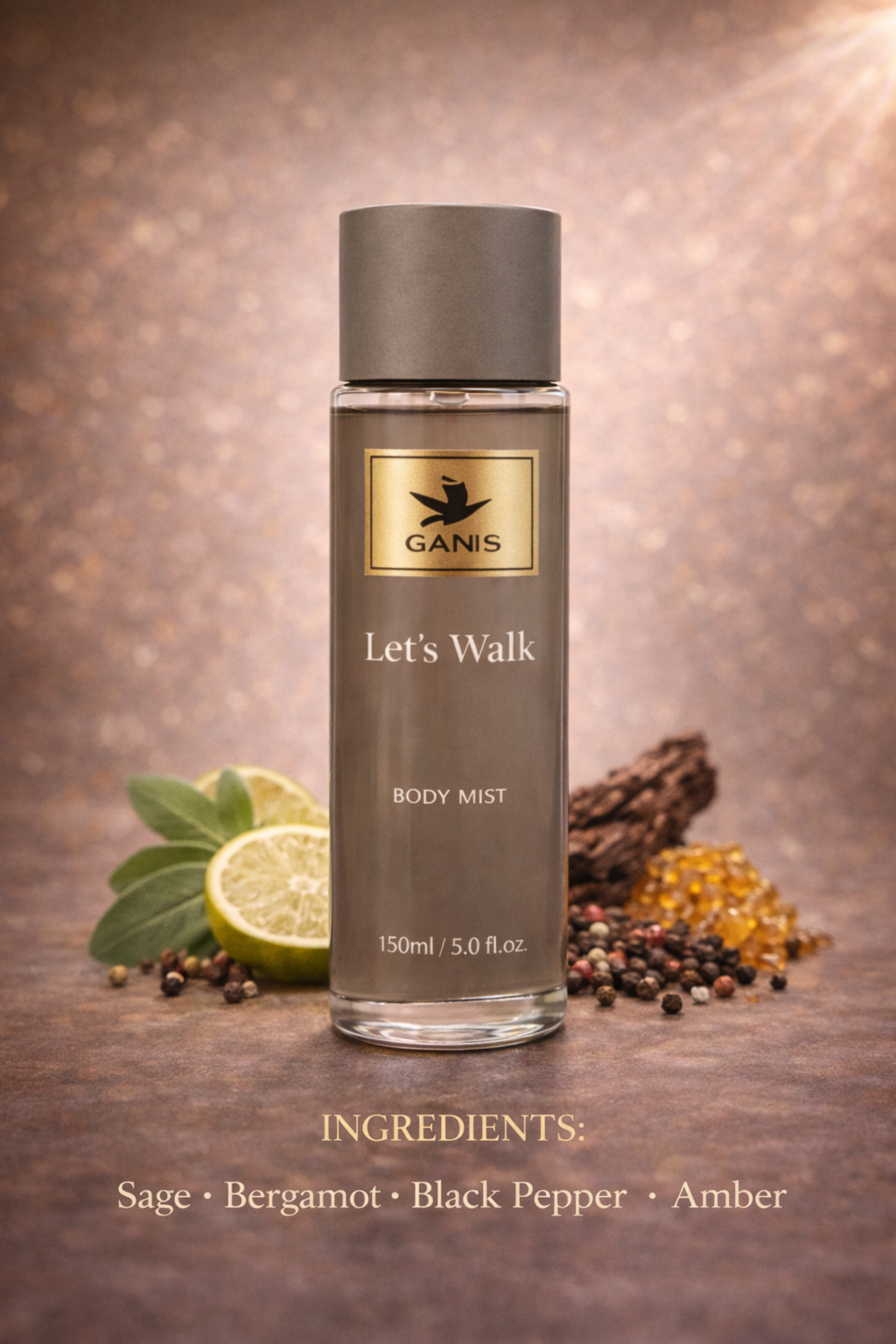 GANS Sports Body Mist Combo – Let’s Play & Let’s Walk – 150ml Each (Combo Pack of 2) | Refreshing, Energetic & Long-Lasting Fragrance | Paraben-Free | Lightweight Everyday Body Spray | Unisex | Perfect for Gifting