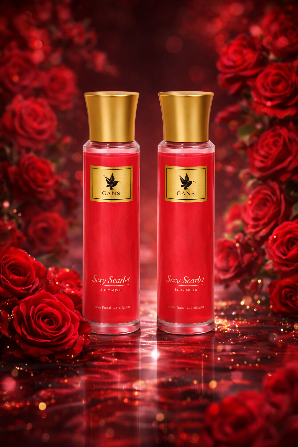 GANS Sexy Scarlet Body Mist for Women – 200ml Each (Combo Pack of 2) | Bold, Sensual & Long-Lasting Fragrance | Paraben-Free | Lightweight Everyday Body Spray | Perfect for Gifting