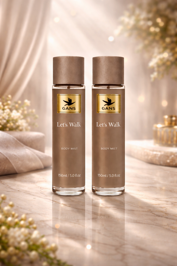 Let's Walk Sports Body Mist – Pack of 2 (150ml each)