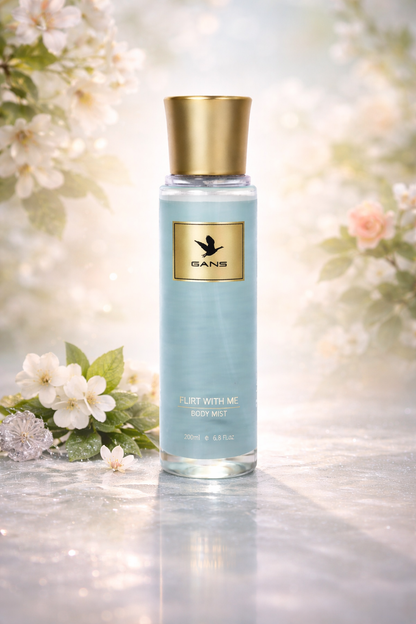 GANS Flirt With Me & First Desire Body Mist Combo – 200ml Each (Combo Pack of 2) | Playful & Fruity Long-Lasting Fragrance | Paraben-Free | Lightweight Everyday Body Spray | Perfect for Gifting