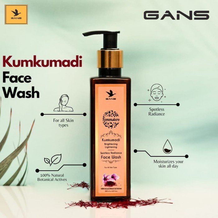 Kumkumadi Brightening Lightening Face Wash 200ML