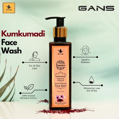 Kumkumadi Brightening Lightening Face Wash 200ML