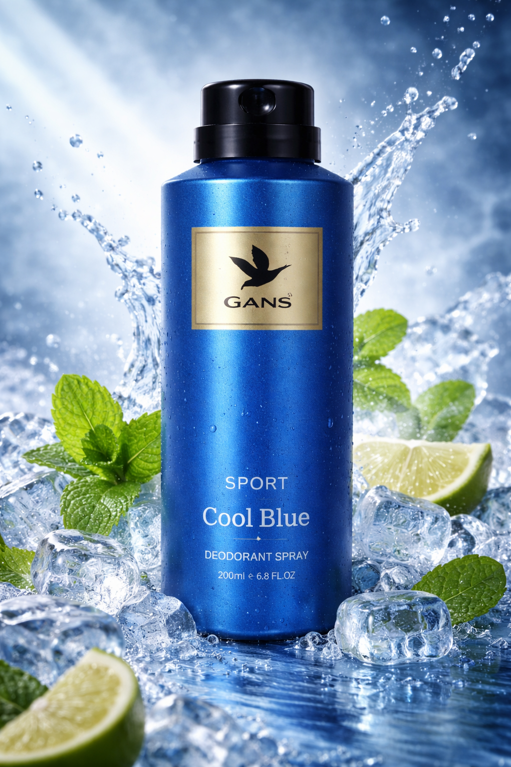 GANS Premium Deodorant Spray Combo Pack of 4 (200ml Each) | Long Lasting Fragrance Body Spray for Men & Women