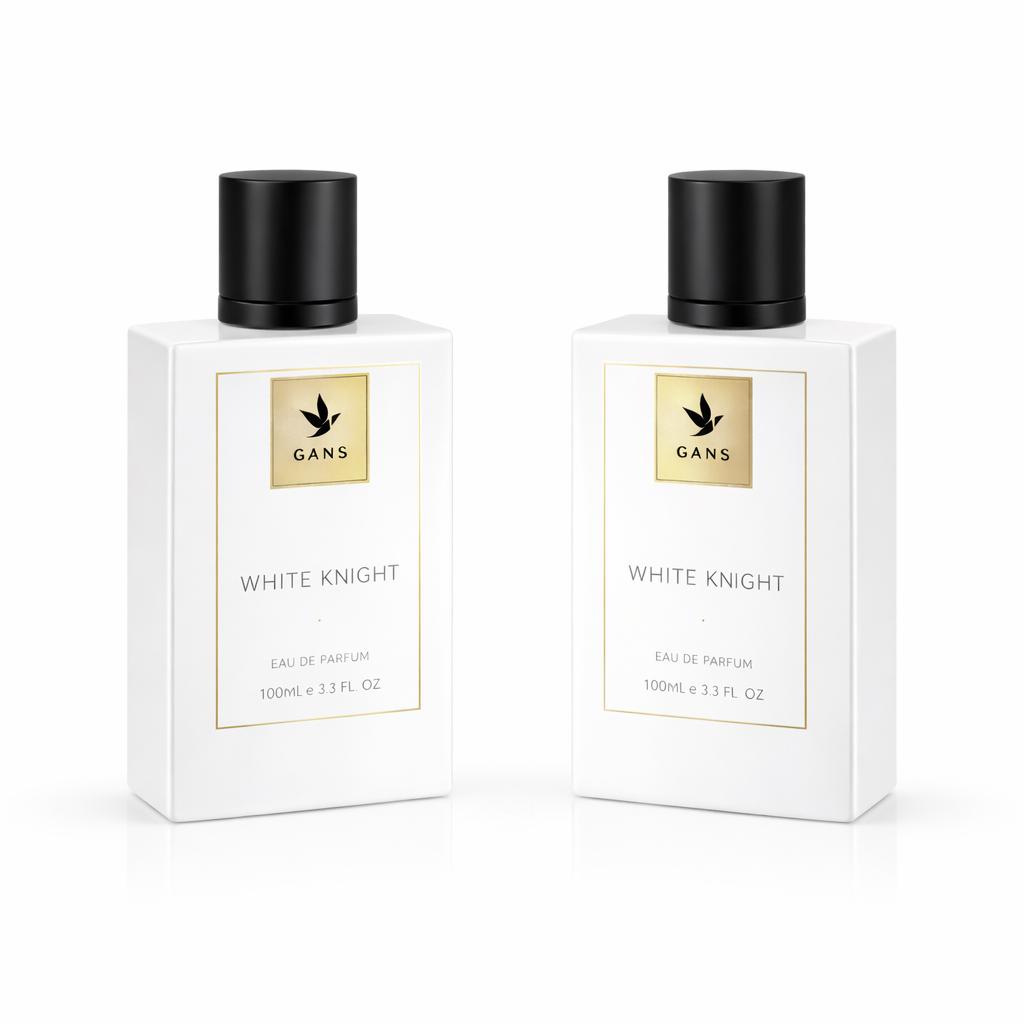 GANS White Horse Eau De Parfum for Men Combo Pack of 2 (2x100 ML) | Exotic Oud Fragrance | Long-Lasting Premium Perfume
