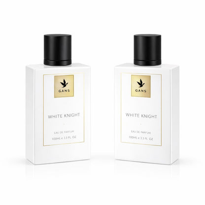 GANS White Horse Eau De Parfum for Men Combo Pack of 2 (2x100 ML) | Exotic Oud Fragrance | Long-Lasting Premium Perfume