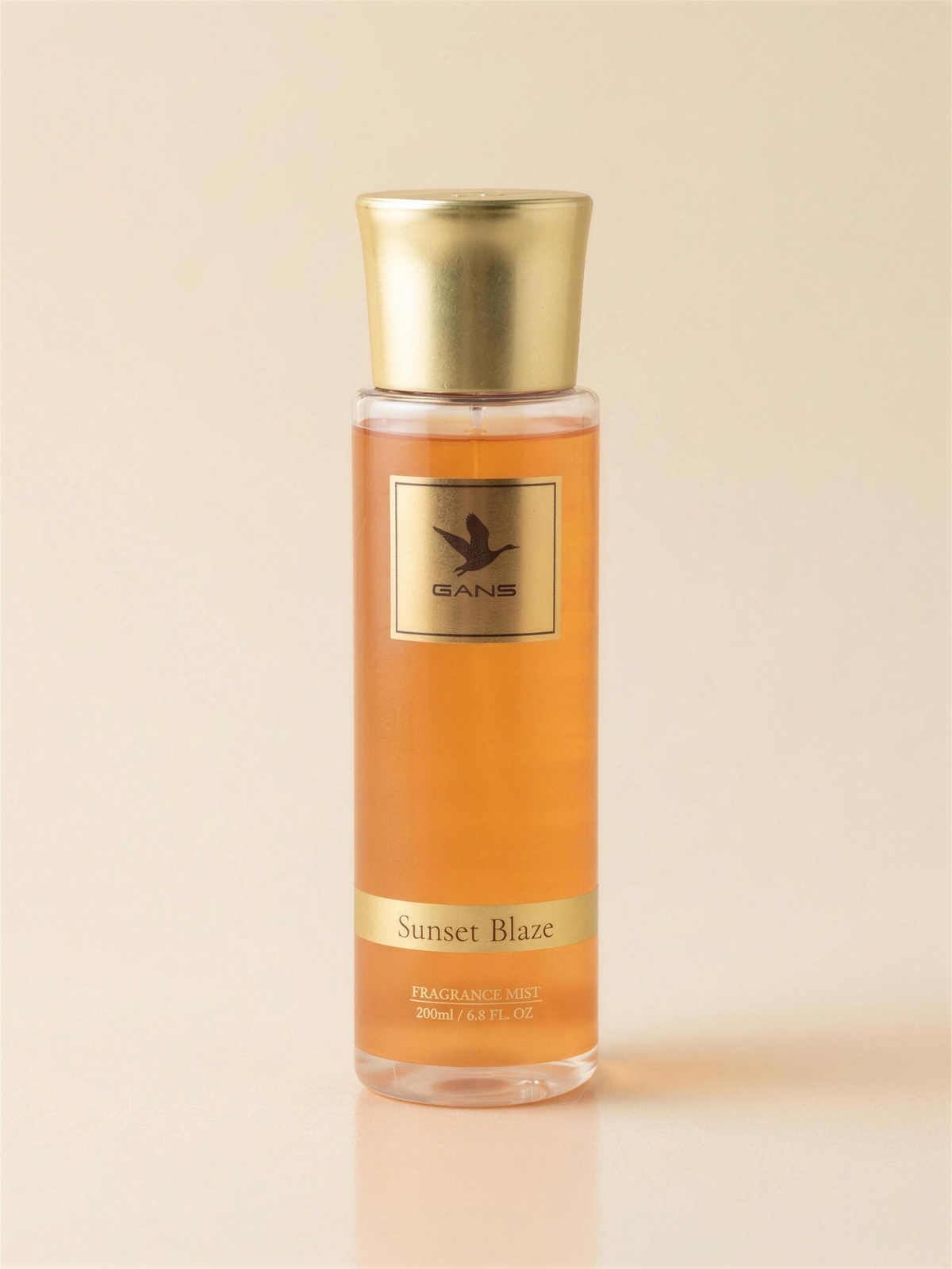 GANS Sunset Blaze Body Mist 200ml packshot on cream