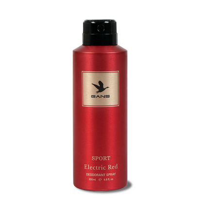 GANS Electric Red Perfume Deodorant Spray – 200ml