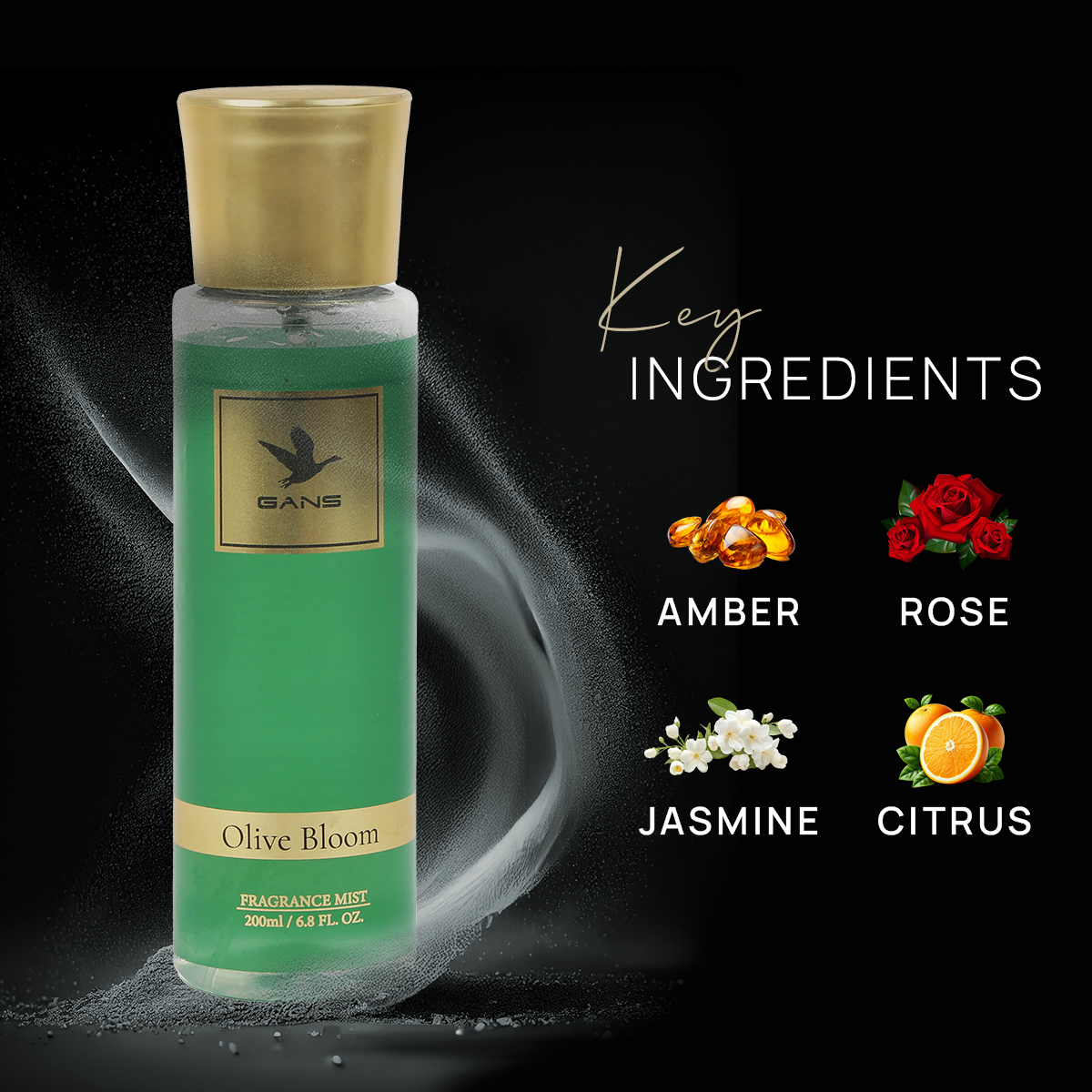 Olive Bloom Body Mist for Women- 200ml