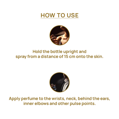 GANS White Horse & Dark Horse Eau De Parfum Combo Pack of 2 for Men (100 ML Each) | Long Lasting Oud & Woody Premium Fragrance | Strong Masculine Scent